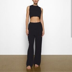 SKIMS Boyfriend Loose‎ Fit Pant in ONYX// BLACK Sz Small & XL